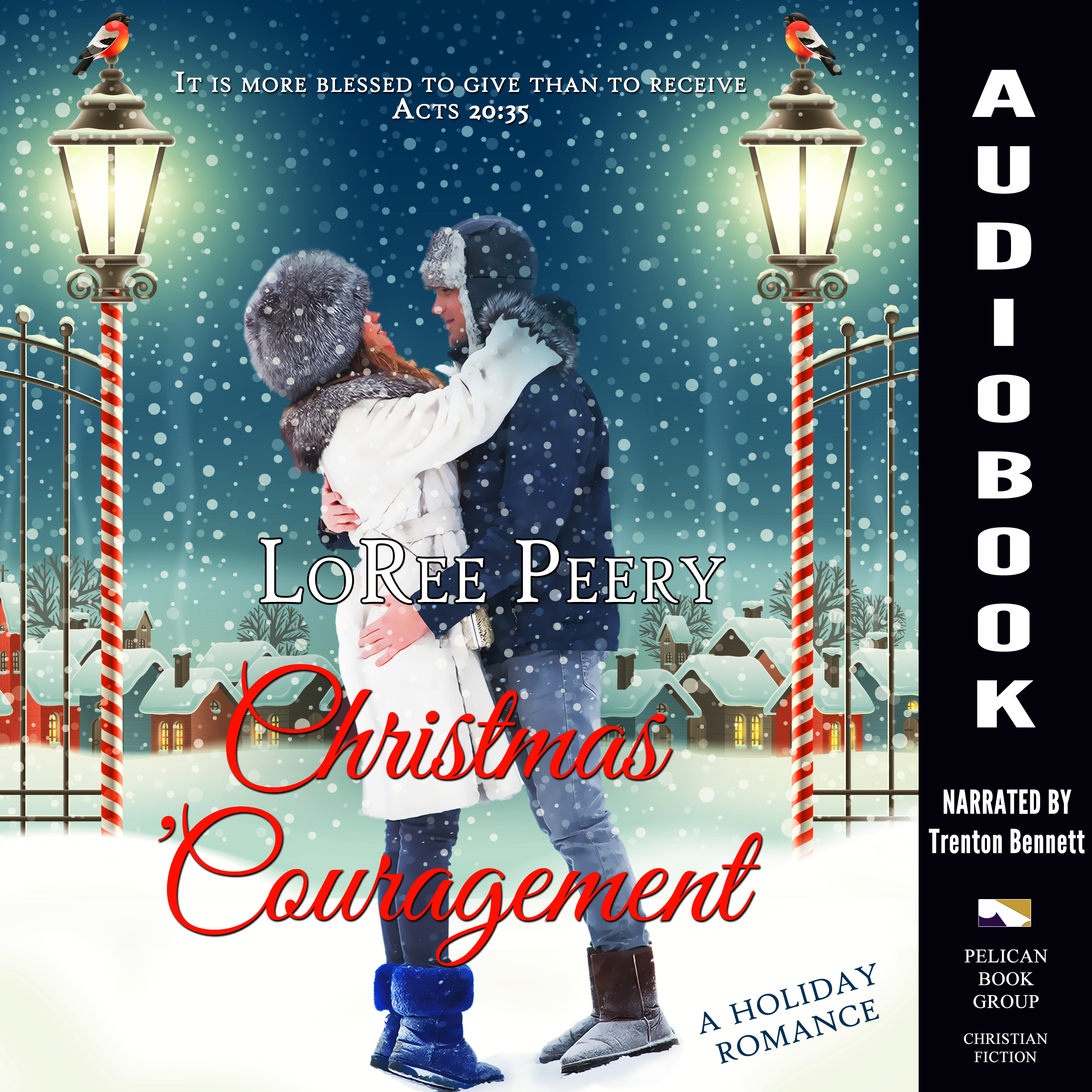 Trenton Bennett audiobook demo for Christmas 'Couragement by LoRee Peery on YouTube (video)