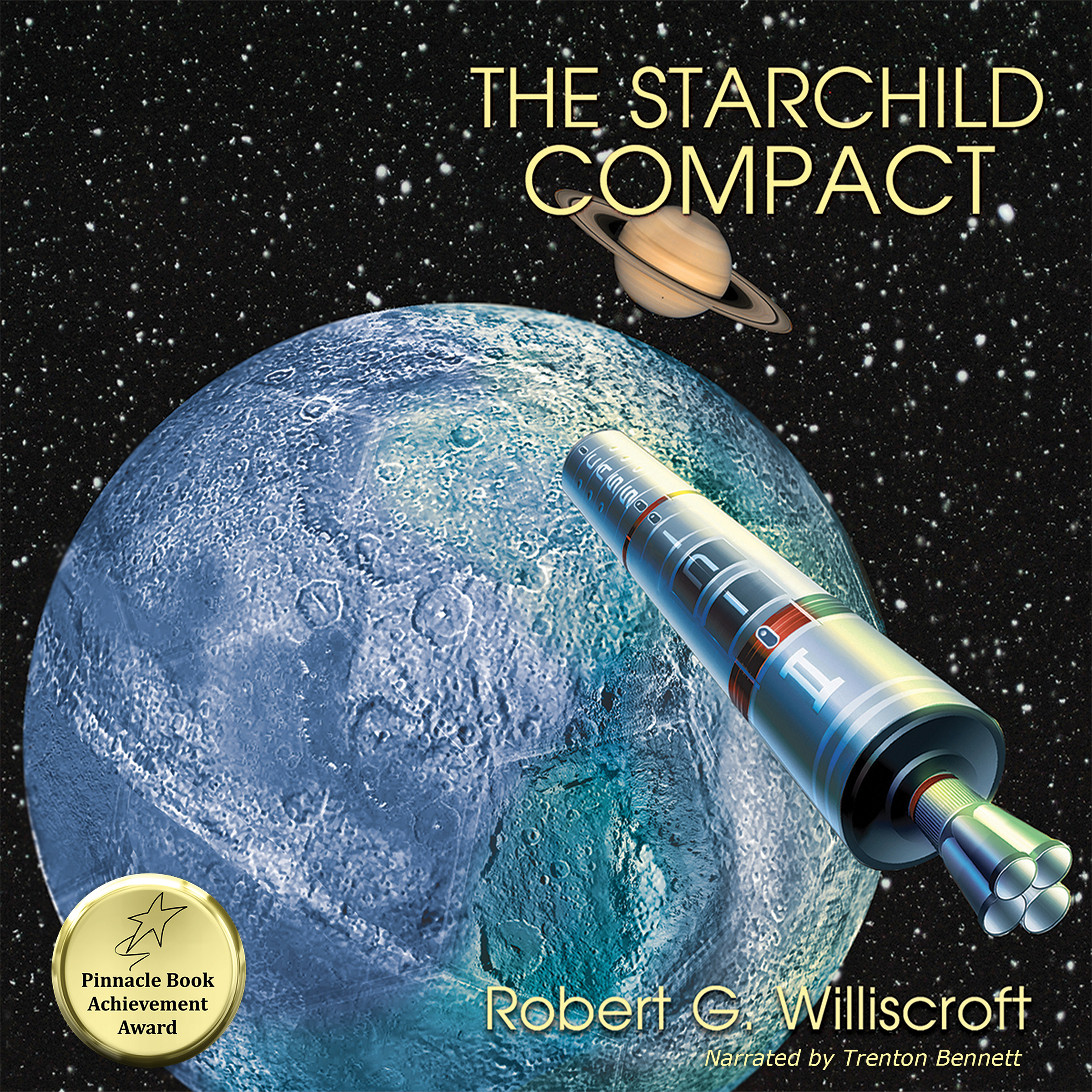 Audiobook Narrator Trenton Bennett promotional trailer for The Starchild Compact on YouTube (video)